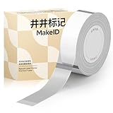 Makeid S1/S1 PRO Label Maker Tape Transparent, Thermal Paper Self-Adhesive Laminated Label...