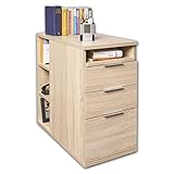 mutatio Schubladenschrank Container mit Schubladen 40 cm x 75 cm x 75 cm...