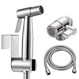 Bidet Edelstahl Handbrause, muslimische Edelstahldusche und Baby-Stoffwindelsprüh-Kit -...