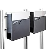 BITUXX® Design Doppel Standbriefkasten 16783 Briefkasten Briefkastenanlage...