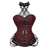 Body Shaper Damen Vollbusiges Korsett Shapewear Vintage Halloween Kostüm...