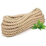 Abio Juteseil 10mm 5m Tau Seil 100% Natur Hanfseil Kordel Jutekordel Deko Dekoration...