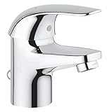 GROHE Euroeco - Einhand- Waschtischarmatur (wassersparend, S-Size, mit Keramikkartusche,...