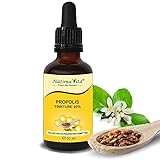 Propolis Tinktur 40% – 50 ml – Pure Hochdosierte Propolis Tropfen – 100% natürlich...