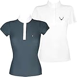 PFIFF Damen 7428 Pfiff Turniershirt ellen Wei 36, Weiß, 36 EU