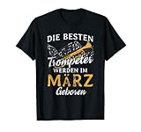 Besten Trompeter Im März Geboren Blasmusik Trompete T-Shirt