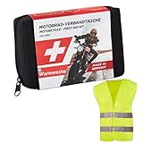 GoLab ® Motorrad Erste Hilfe Set - klein und kompakt, Verbandtasche nach DIN 13167 mit...