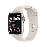 Apple Watch SE (2. Generation) (GPS + Cellular, 44mm) - Aluminiumgehäuse Polarstern mit...