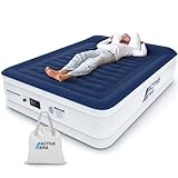 Active Era Luxus Doppel Luftbett – selbstaufblasendes Gästebett mit eingebauter,...