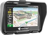 Navitel G550 4,3 Zoll Navigationsgerät Europa für Motorrad und PKW Navi mit...