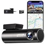 AZDOME Dashcam mit Rückfahrkamera[4K, 170°Vorne+1080P, 150°Hinten] 5GHz WiFi,...