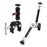 Orlegol 10 Zoll Magic Arm + Große Super Clamp, Kamerahalterung Klemme mit 360°...