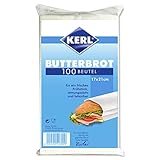 KERL Butterbrot-Beutel pergament, 17 x 21 cm, 100 Stück