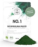 The Purity Brand Bio Spirulina Pulver 300g - Nahrungsergänzungsmittel mit hohem...