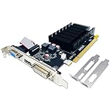 QTHREE Radeon HD 5450 Grafikkarte, 2 GB, GDDR3, 64 Bit, DVI HDMI VGA, Low...