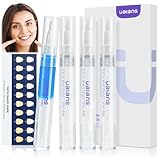 Ualans Teeth Whitening Kit Refill 4 Pcs, rofessionelles Zahnbleaching Gel für Zahnweiß,...