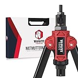 RAM TOOLS® Nietmutternzange, Nietzange Set inkl. 70 Nietmuttern, MIT...