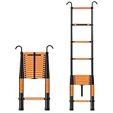 Teleskopleiter Leiter Treppenleiter 8m/ 7m/ 6m/ 5m/ 4m/ 3,5m/ 2,7m Hochbelastbar...