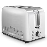 Runnatal Toaster–2 Toastschlitze, Edelstahl Toaster, Toaster 2 scheiben, 7...