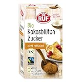 RUF Bio Kokosblüten Zucker, natürlicher Süßstoff, nicht raffiniert, vegan & FAIRTRADE,...