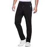 JustSun Jogginghose Herren Trainingshose Sporthose Herren Lang Baumwolle Fitness...