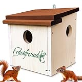 ERDENFREUND® Eichhörnchen Kobel artgerecht mit 3 Fluchtlöchern...