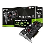 PNY GeForce RTX™ 4060 Ti 16GB XLR8 Gaming Verto Overclocked Dual Fan Graphics Card DLSS...