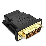 luoshaPUCY DVI auf HDMI Adapter, HDMI Buchse zu DVI Stecker (24+1) HDMI zu DVI Adapter...