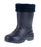 LEMIGO Kinder Eva Gummistiefel gefüttert TERMIX 861 (28/29, dunkelblau)