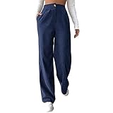 Kordhose Für Damen Locker Bequem Gerippt Winter Kordhose Cordhose Elegant...