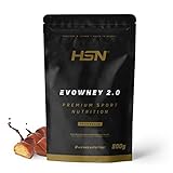 HSN Evowhey Protein 2.0 Molkenprotein-Konzentrat | Schokoladen- und Haselnussgeschmack 500...