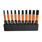 10-teiliges Torx Schraubendreher Tamper Proof Sicherheitsbohrer Set Für Bohrmaschinen...