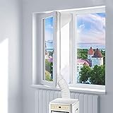 Blinngo Fensterabdichtung Für mobile Klimageräte und Abluft-Wäschetrockner 400cm...