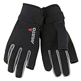 Musto 2018 Essential Segelhandschuhe Sailing Long Finger Gloves Black AUGL002...