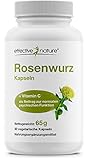 Rhodiola Rosea - 90 Rosenwurz Kapseln - Hochdosiert mit 400 mg Rosenwurz -...