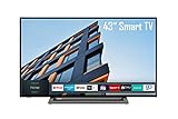 Toshiba 43LL3C63DAY 43 Zoll Fernseher / Smart TV (Full HD, HDR, Triple-Tuner,...