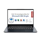 Lenovo IdeaPad Slim 1i Laptop | 14' Full HD Display | Intel Celeron N4020 | 4GB...