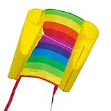 CIM Einleiner-Drachen - Beach Kite Rainbow - Einleiner Flugdrachen für Kinder...