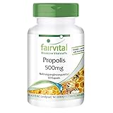 Fairvital | Bienen Propolis Kapseln - Natürliches Bienenharz Extrakt 500mg -...