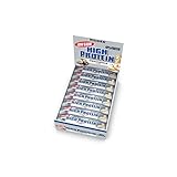 Weider Low Carb High Protein Eiweißriegel, Stracciatella, 24 Stück pro Box, Fitness &...