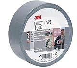 3M Gewebeklebeband 1900 in Silber-Grau 50mm x 50 m – Duct Tape / Panzerband handreißbar...