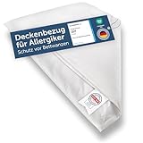 Blumtal® Milbenbezug Decke 135x200 cm - OEKO-TEX zertifizierte Allergiker...