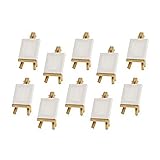 Torribala 10 Sets Mini-Staffelei mit Leinwand 8 x 8 cm Hochzeit Tischnummern Hobby Basteln...