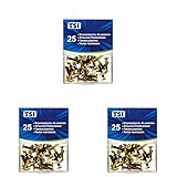 TSI 48348 Musterbeutelklammern, 25er Packung, 3er Pack