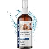 BMUT 1x 100ml Kolloidales Silberspray für Haustiere – Hund, Katze, Pferd – Wundspray...