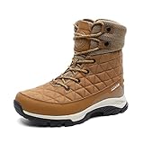 NORTIV 8 Damen Winterstiefel Warm Gefütterte Schneestiefel Winterschuhe Winter...