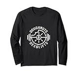 Lustige Donuts und Kreuzheben für Fitnessbegeisterte Langarmshirt