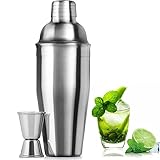 Cocktail Set 25 oz / 750 ml, Cocktail Shaker Edelstahl Cocktail Shaker Mixer Eingebautes...