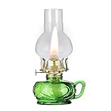 YKSJDFH Rote/grüne Öllampen Vintage Bauernhaus Kerosinlampe mit Griff...