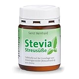 Sanct Bernhard Stevia Streusüße Pulver, Stevia-Extrakt 97% Rebaudiosid, Inhalt...